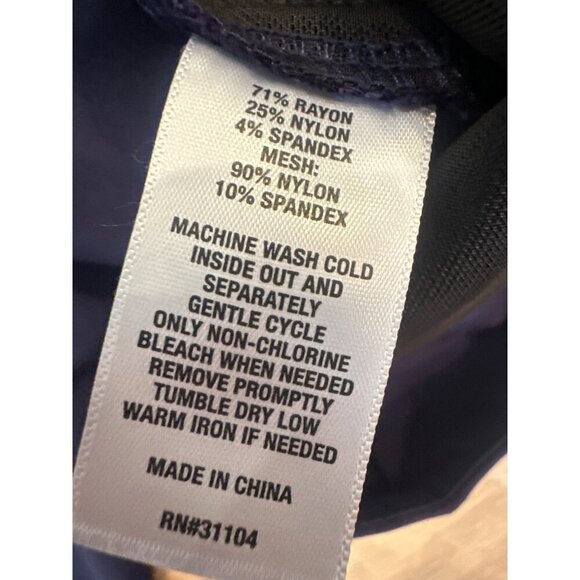 New Directions Hudson Navy Plus Size Pull on Cropped Pants NEW 16W - Picture 9 of 10